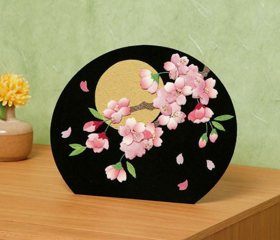 押絵飾り・花歳時記（桜）