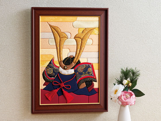 きめこみ特大・金襴の悠然兜