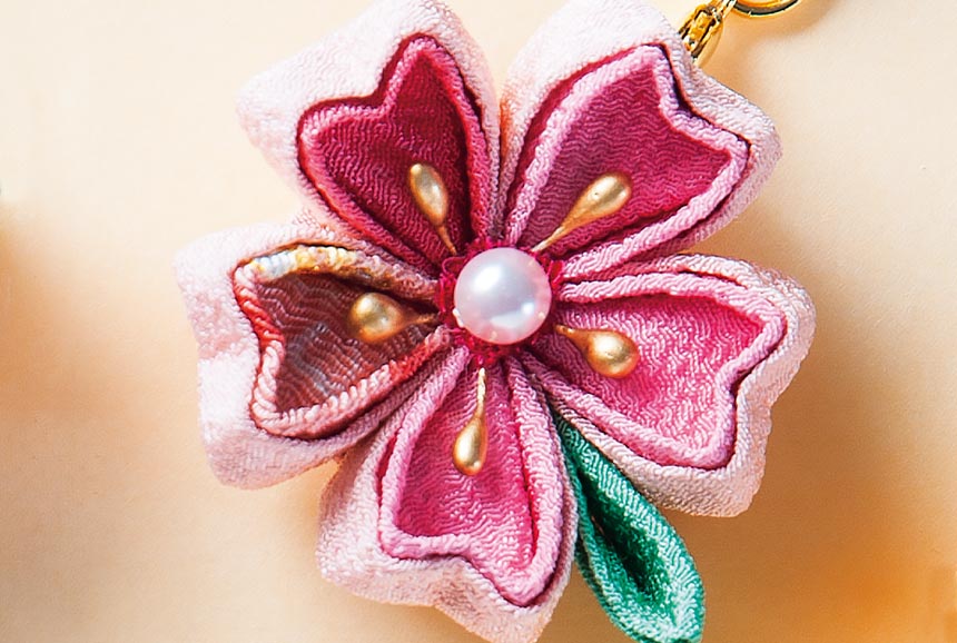 つまみストラップ 桜 株式会社さくらほりきり