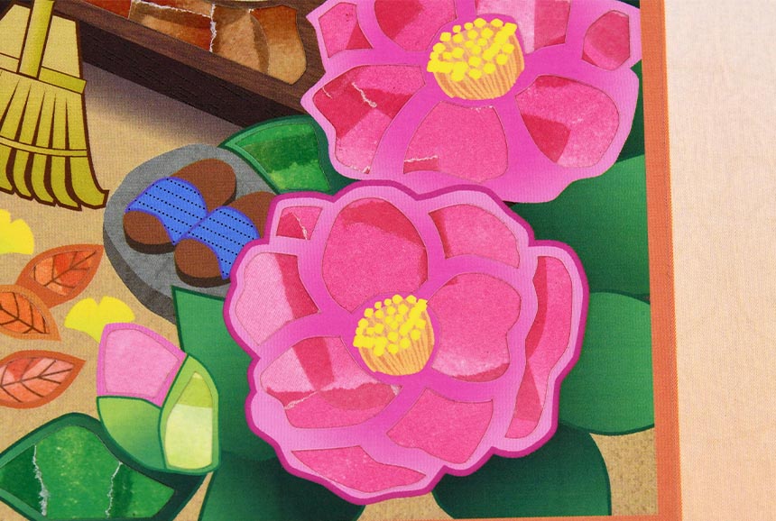 スケッチ春の花束・色塗り☆ - ぽっぴんハウスでひとやすみ～☆