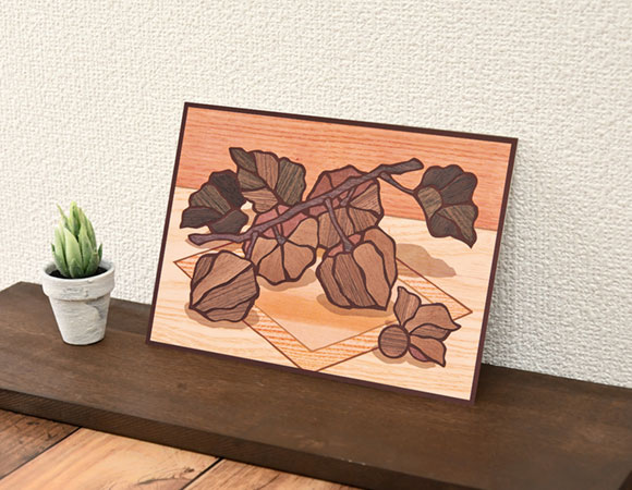 布で作る年賀はがきセット