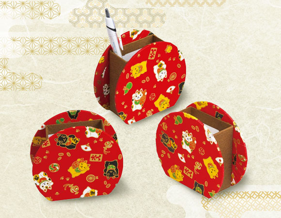 まんまるペン立て