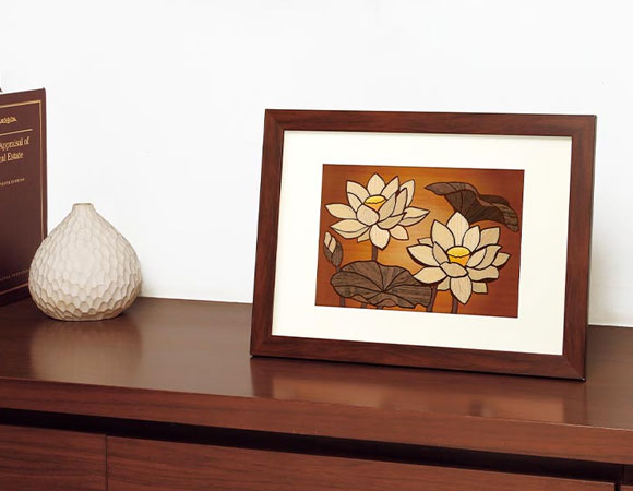 天然木のさくらあーと・蓮の花