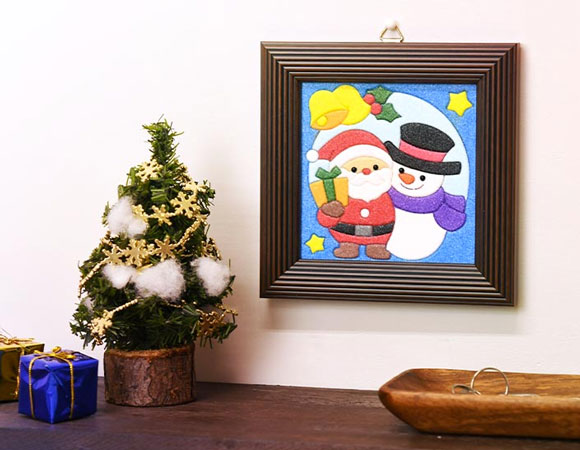 パウダーアート・わくわくクリスマス