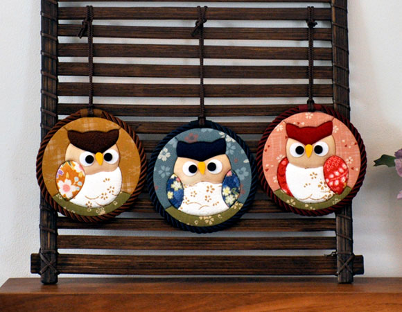 プチタペストリー・縁起ふくろう