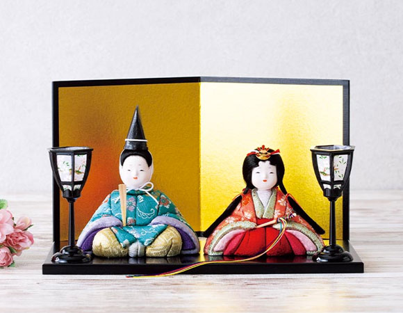 木目込み人形・雅親王雛C（金襴）