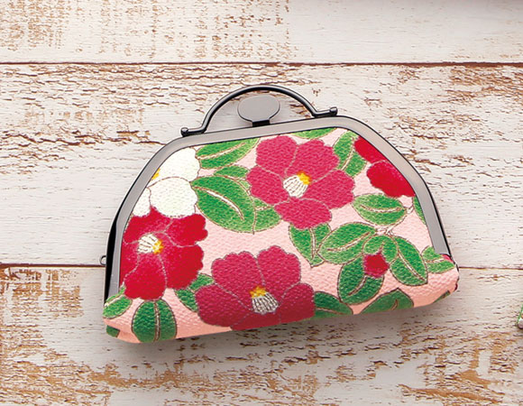 さくらがま口の開運財布