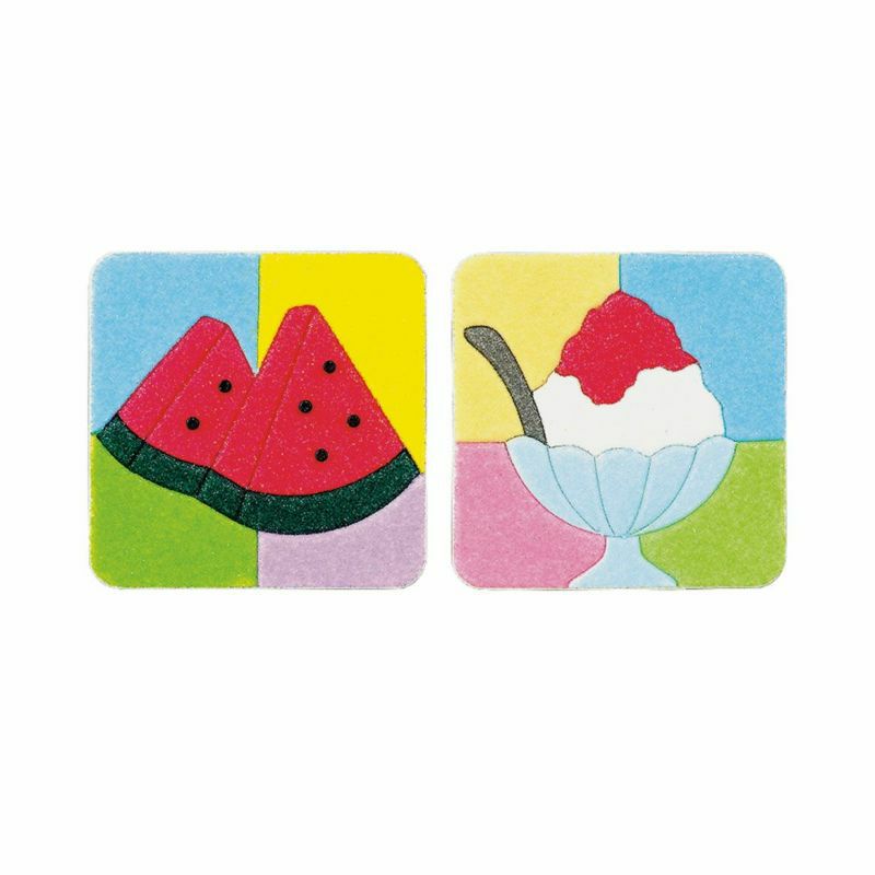 粉末藝術磁鐵・西瓜和刨冰