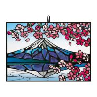 シールちぎりあ～と・逆さ富士と桜