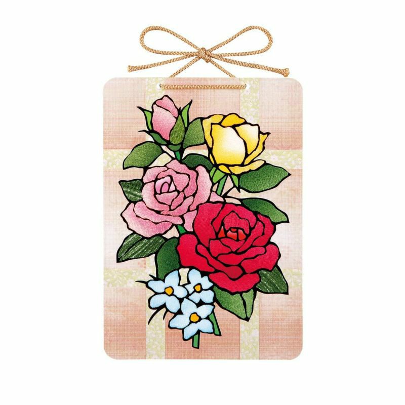 貼紙拼貼・玫瑰花束