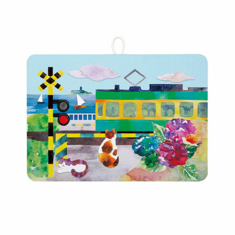 貼紙拼貼畫・貓之旅（鎌倉）
