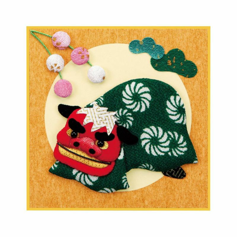 くろ様ご予約品【手作りキット】桜ハチマキの黄緑だるまさん
