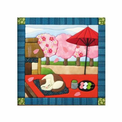 5479【希少品】 模擬切手 実践練習用 富士山と桜 20面入りシート きめこみ新歳時記・お花見＜四月＞｜株式会社さくらほりきり