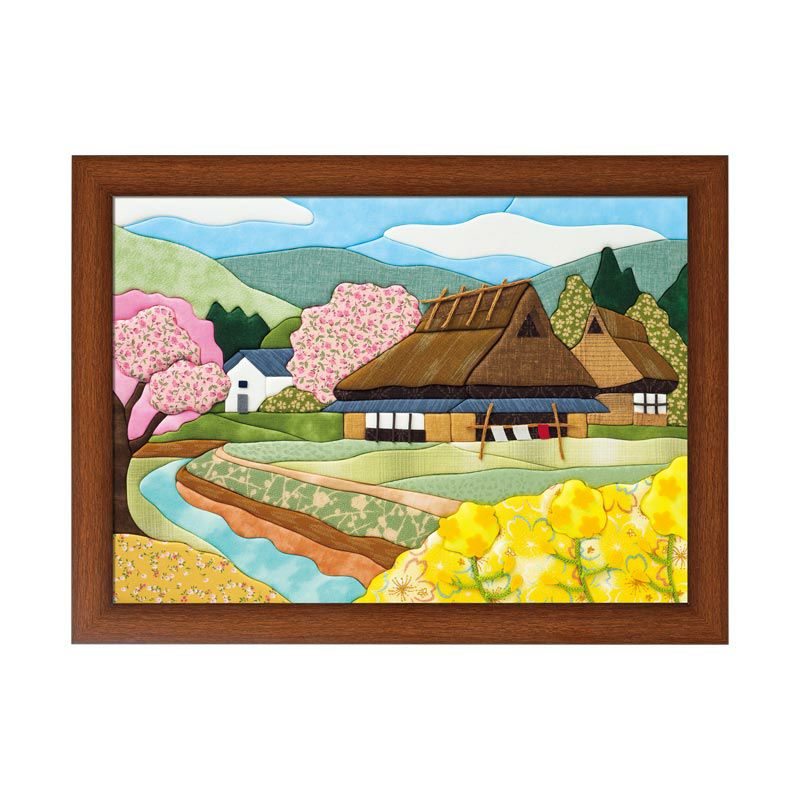 きめこみ特大・思い出の里山（春）｜株式会社さくらほりきり