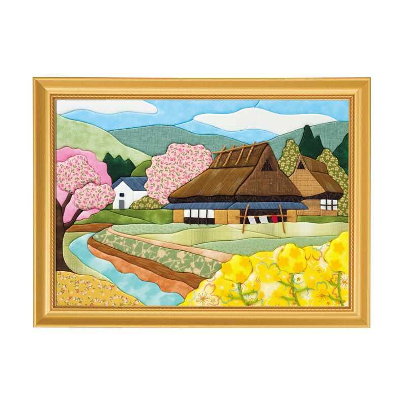 きめこみ特大・思い出の里山（春）｜株式会社さくらほりきり