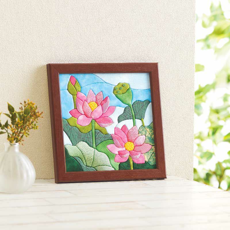 手作り押絵の壁飾り『木蓮の花2』 手作り押絵の壁飾り『木蓮の花2』 押絵飾り・花歳時記（木蓮）｜株式