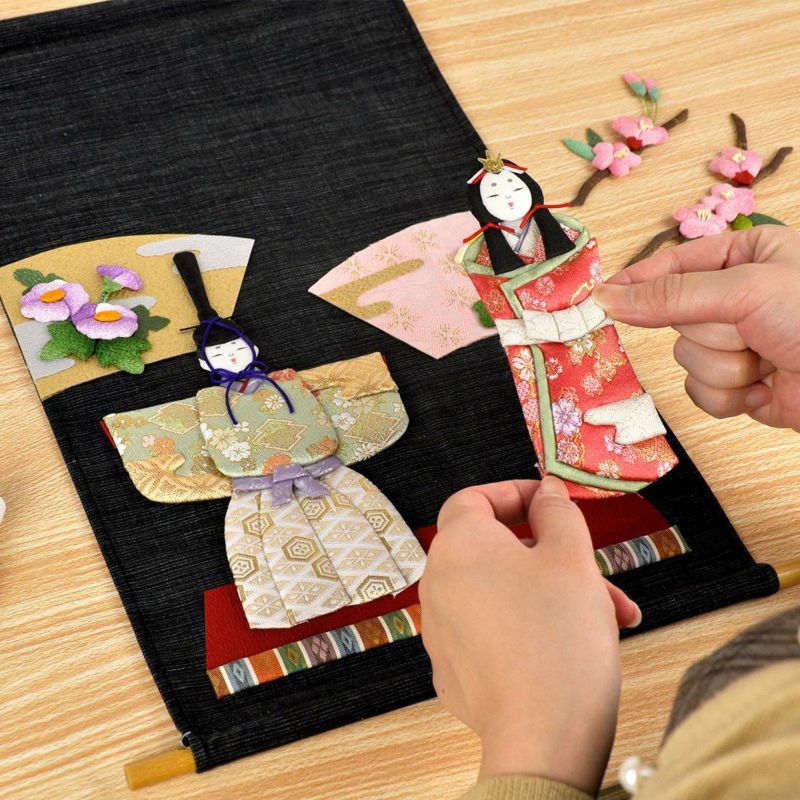 吉祥祝い立雛(タペストリー)