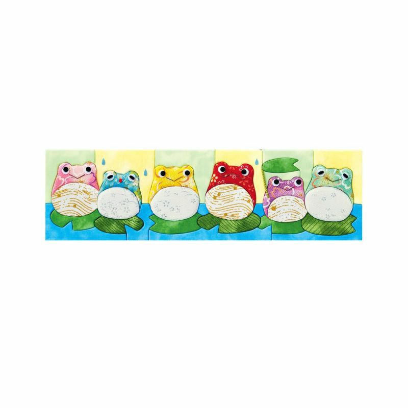 細緻・縮緬的幸福六蛙
