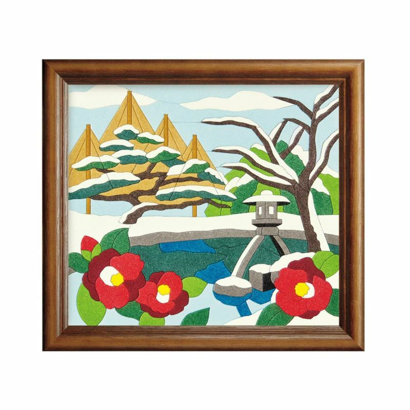 パウダーアート・椿と兼六園｜株式会社さくらほりきり