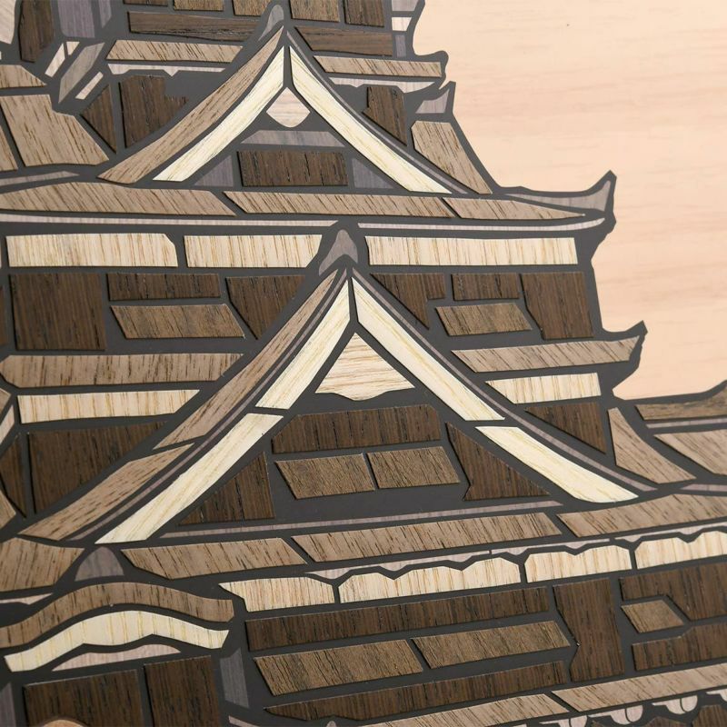 熊本城の切り絵 熊本城の切り絵 作品名：がまだすバイ熊本！ コメント：1日も