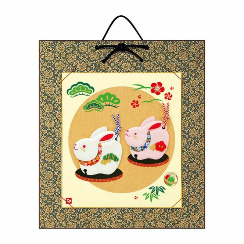 楽天市場】押絵キット・月々の彩「9月見返りうさぎ」 : 布が