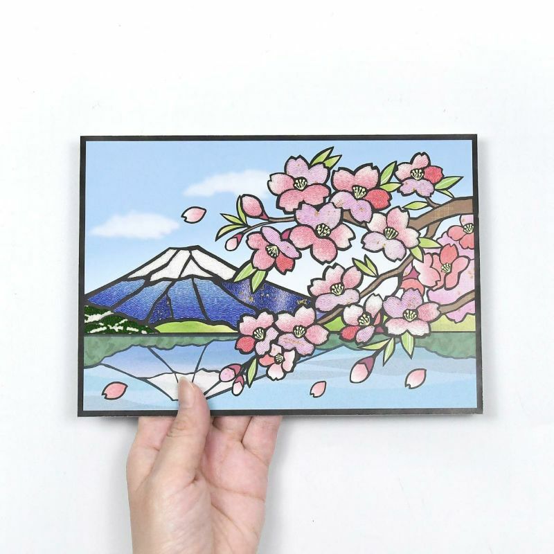 5479【希少品】 模擬切手 実践練習用 富士山と桜 20面入りシート さくらあーと・桜と富士｜株式会社さくらほりきり