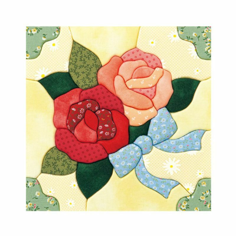貼布誕生花・玫瑰花（六月）