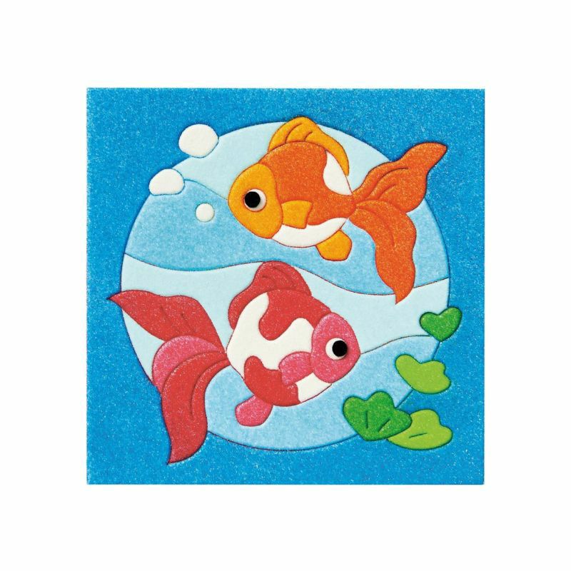 doArt.ファイバークラフト立体切り絵制作キット「金魚