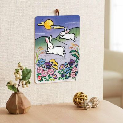 季節のシールはり絵・柿と田んぼ（十月）｜株式会社さくらほりきり