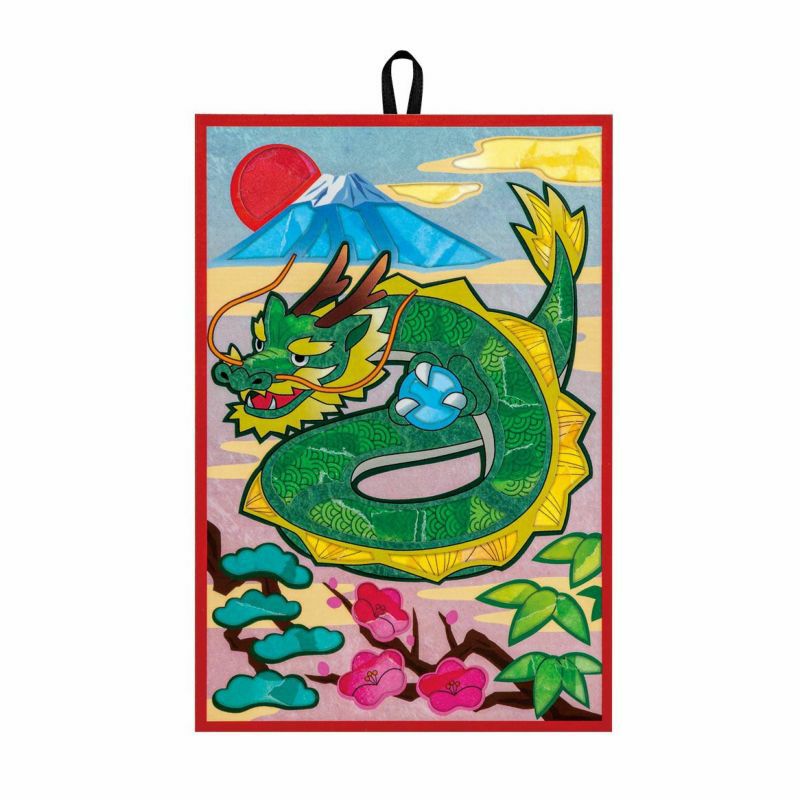 封印撕裂藝術・新春飛翔龍