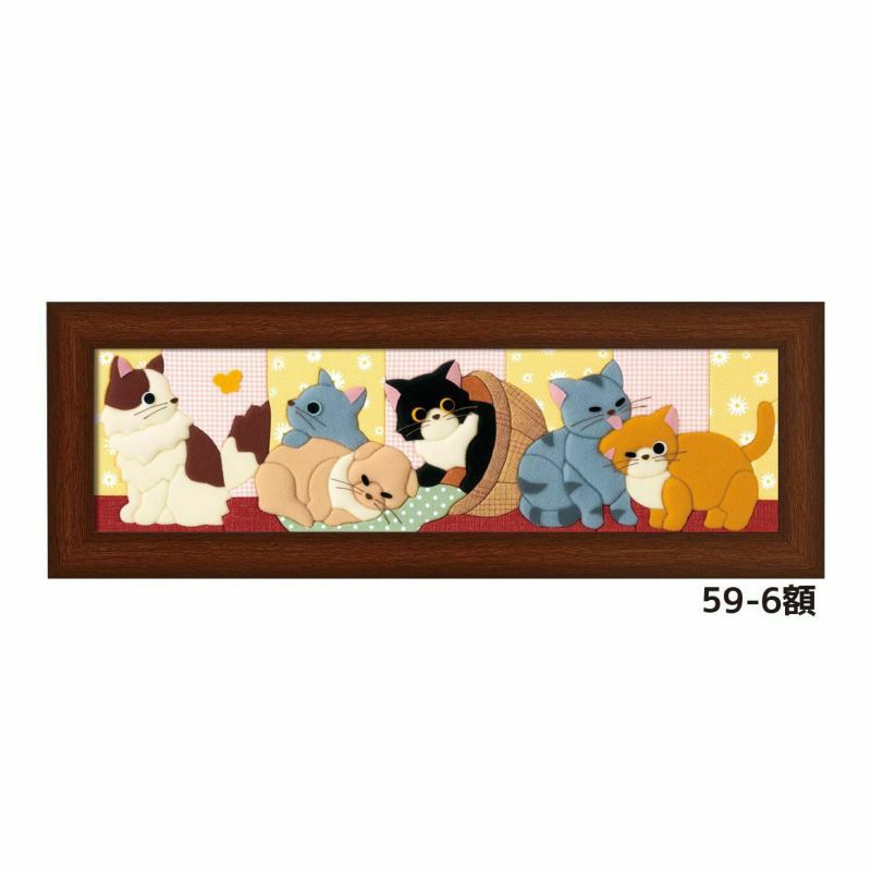 きめこみ、押し絵の4点 押絵ごよみ・七月（七夕飾り）｜株式会社さくらほりきり