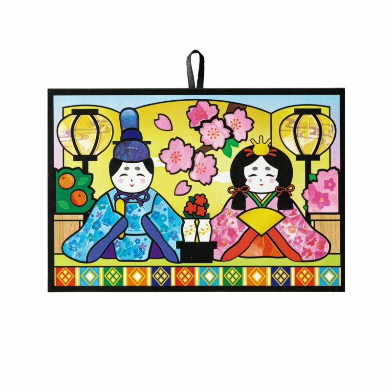 貼紙拼貼藝術-華麗雛人形