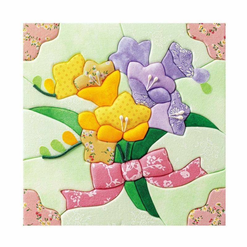 拼布誕生花・黃金鳶尾花（2月）