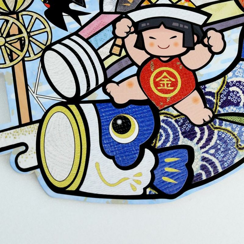【童陣営合戦図】玉盈 714 端午の節句 金太郎　掛け軸　肉筆 端午の節句 掛け軸 吉祥金太郎之図 （柴田瑞山） 送料無料