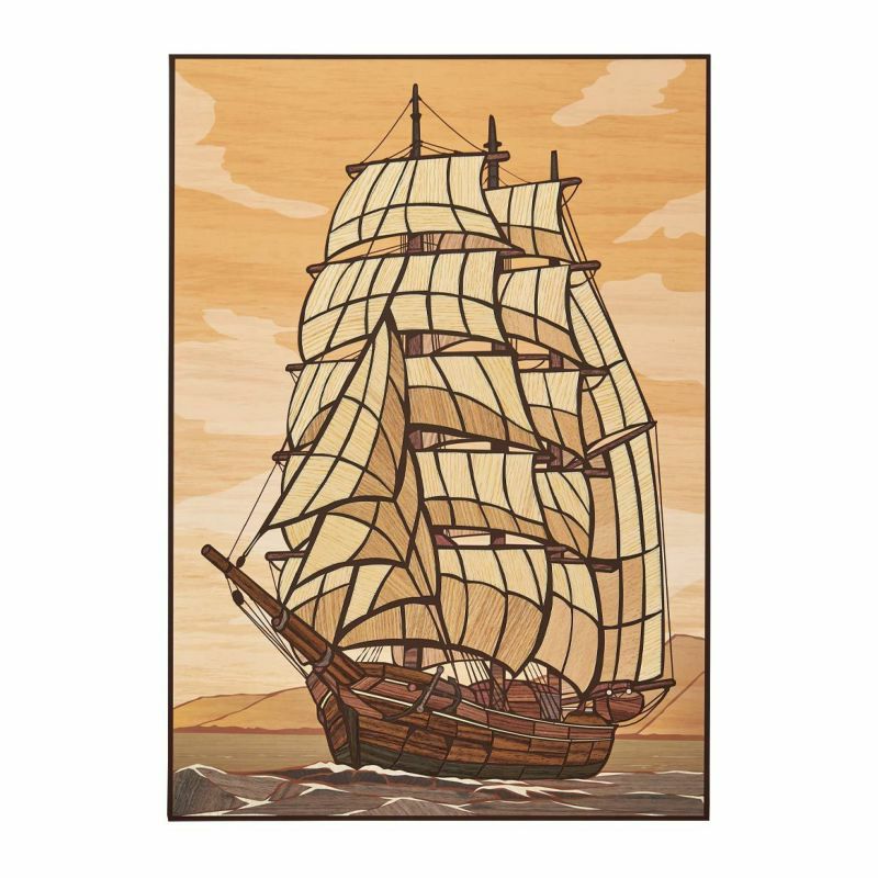 天然木のさくらあーと・海原の帆船｜株式会社さくらほりきり