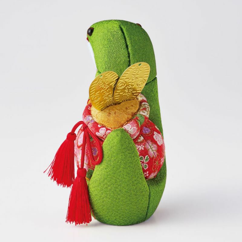 木目込み人形・福徳円満へび（ちりめん）｜株式会社さくらほりきり