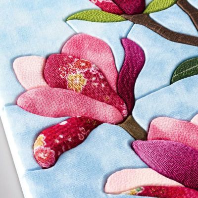 布押絵・迎春福華へび（大色紙）｜株式会社さくらほりきり