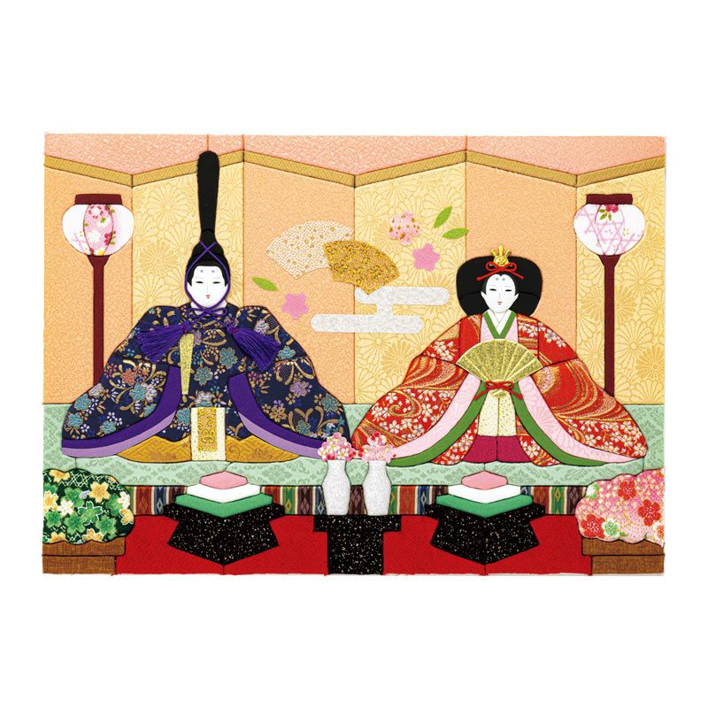 きめこみ特大・陽春親王雛（金襴）｜株式会社さくらほりきり