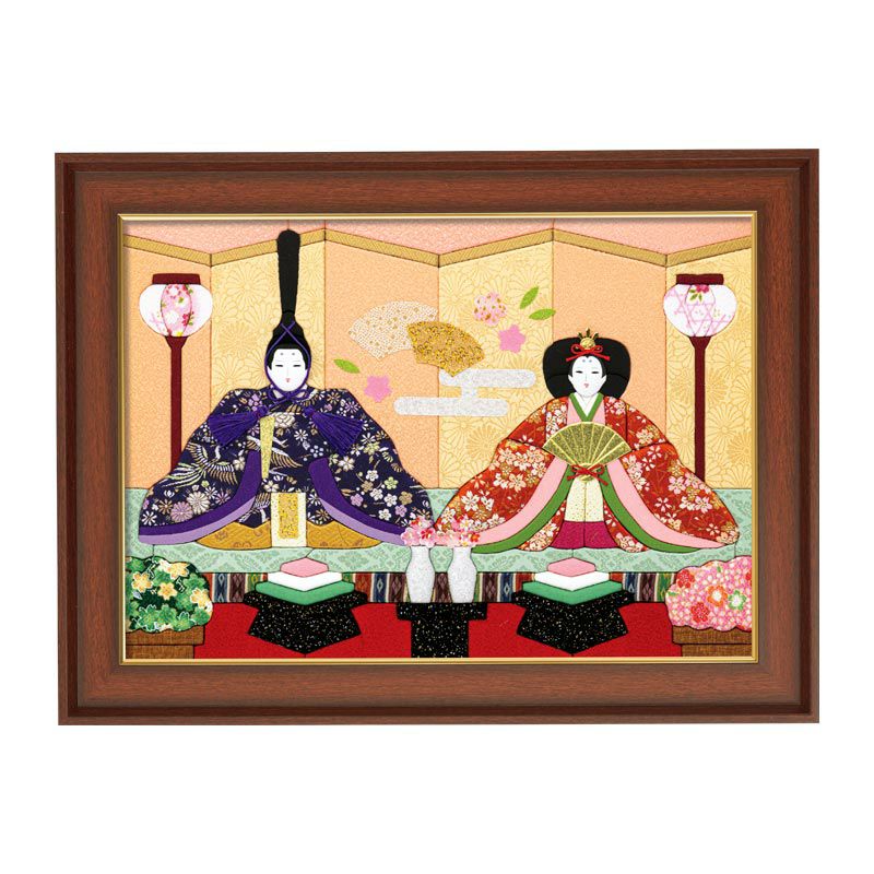 きめこみ特大・陽春親王雛（正絹）｜株式会社さくらほりきり