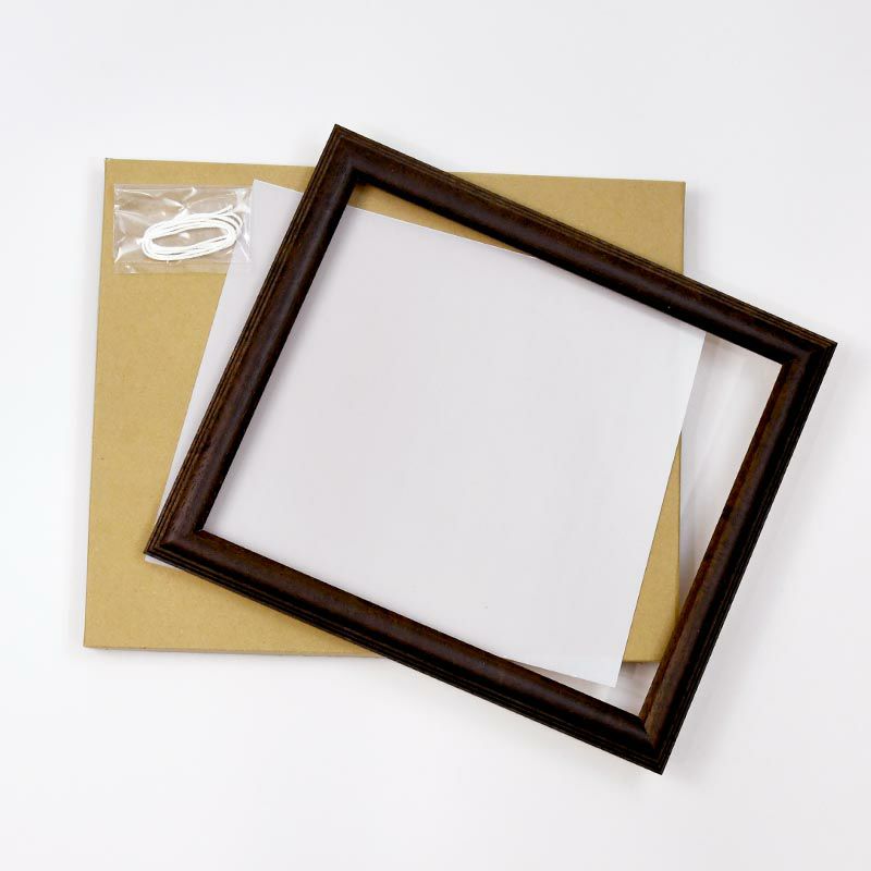 額本体・透明アクリル板・額ひも・額箱