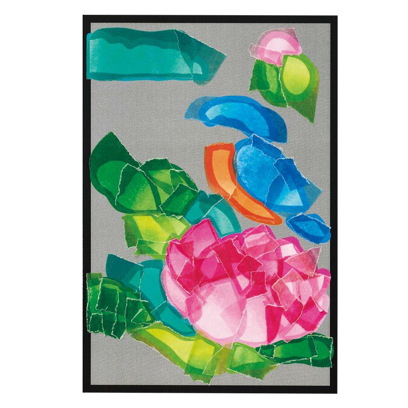 下絵にシールを貼った状態