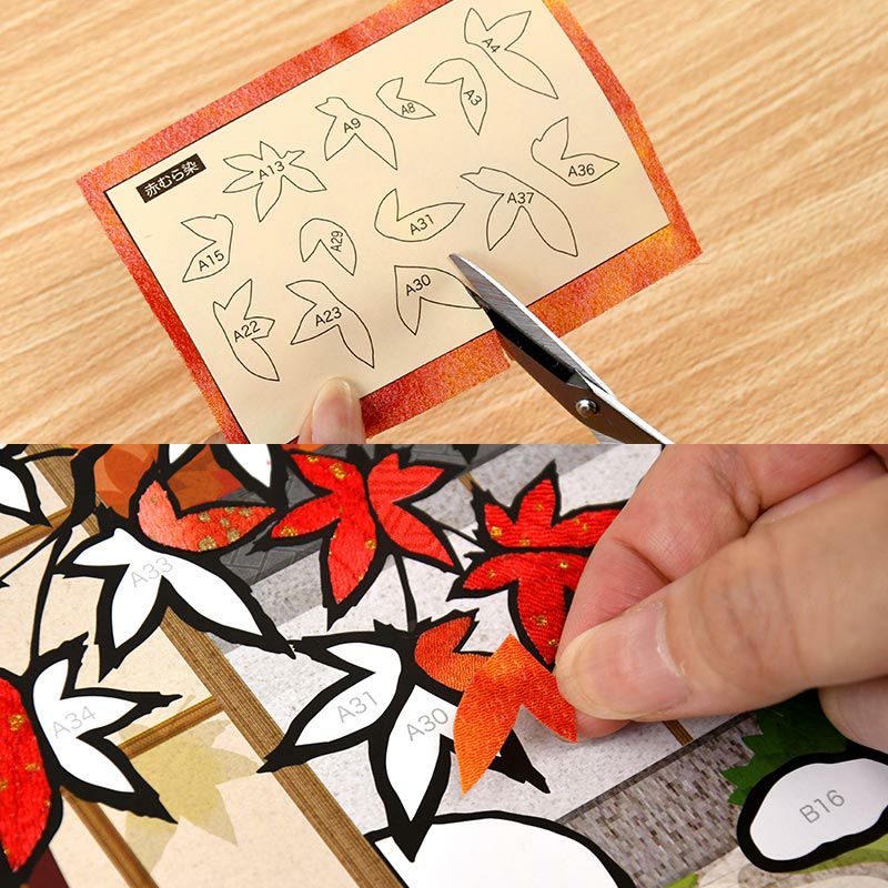 布を切って貼るだけで簡単に作れます