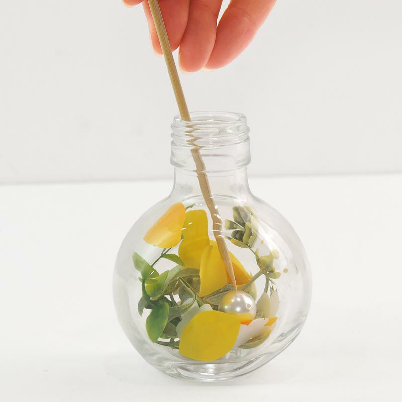 お好みの所にパールを入れます