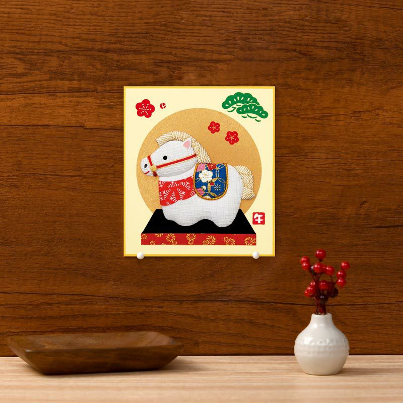 シンプルな絵柄で飾る場所を選びません