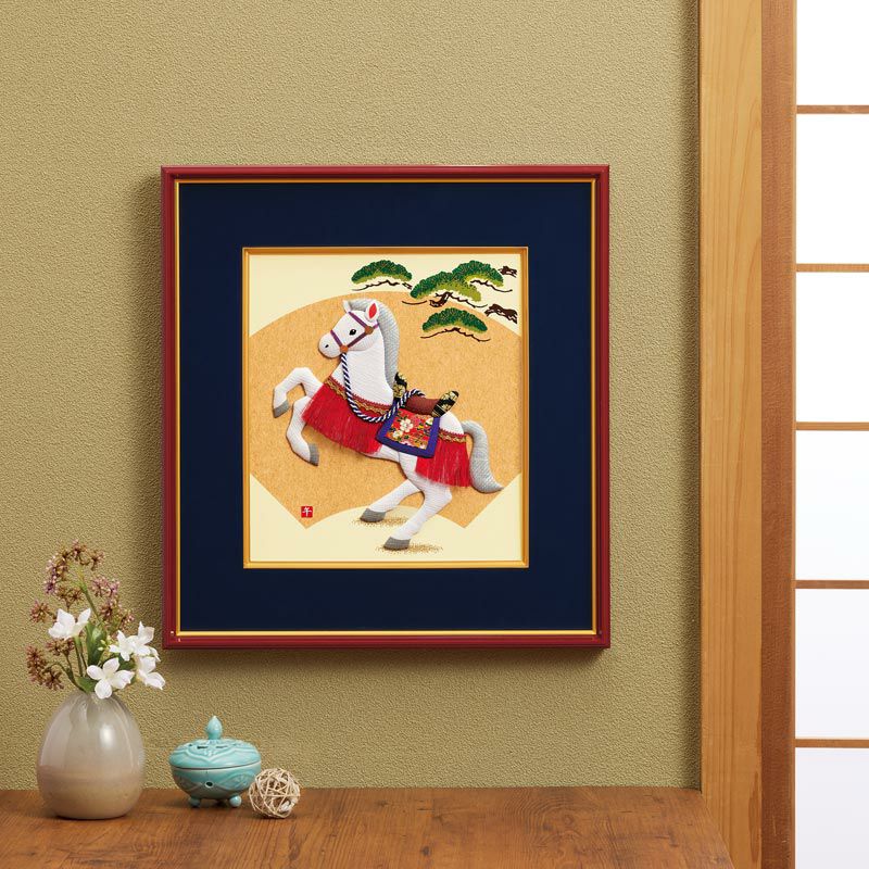 アンティーク　きり絵　はり絵 和風ポストカード 切り絵 ちぎり絵 貼り絵 絵葉書 散歩 : ポスト