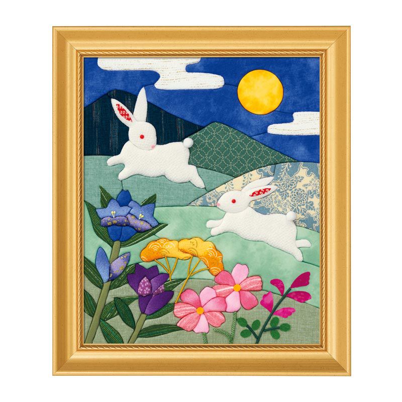 ＊いちごウサギ様お取置き1/10 おまとめ＊ きめこみ・月夜の跳ねうさぎ｜株式会社さくらほりきり