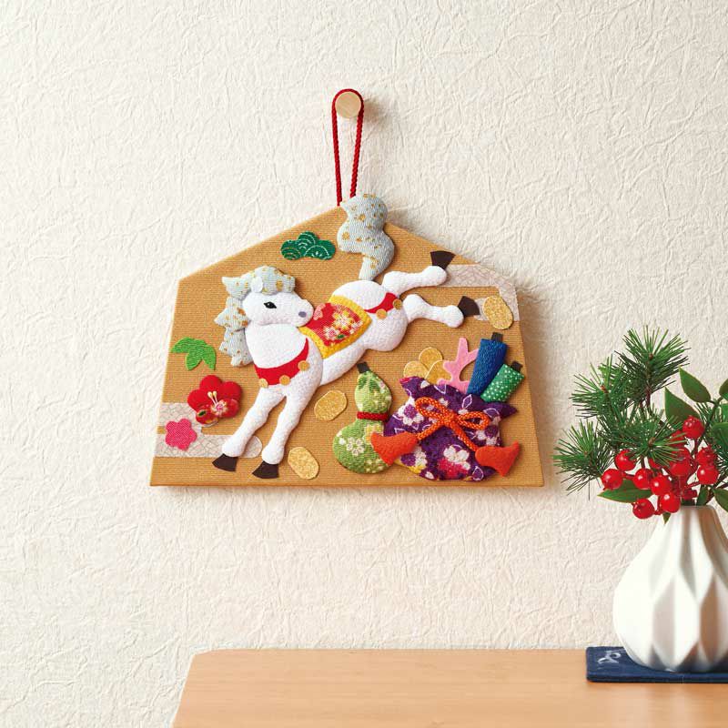 躍動感のある白馬が運気を呼び込み、お部屋を明るくしてくれます