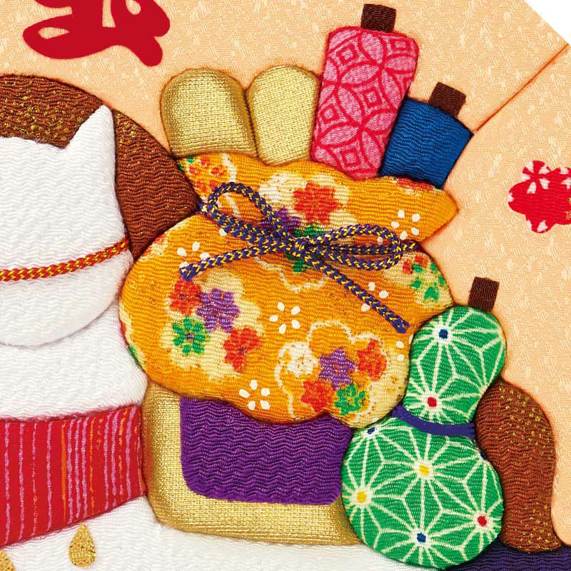 たくさんの縁起物を詰め込んだデザイン