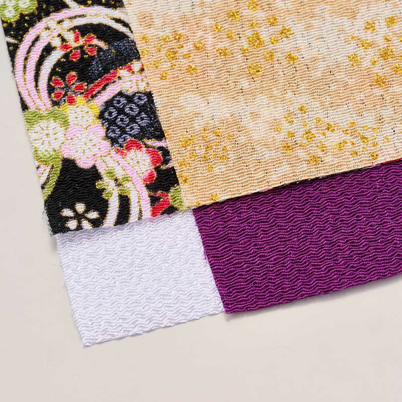 木目込みやすさ抜群のちりめん布で作ります