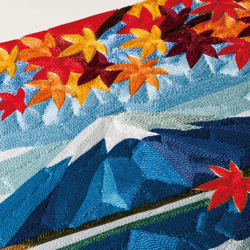 富士山と紅葉は縁起の良い組み合わせ